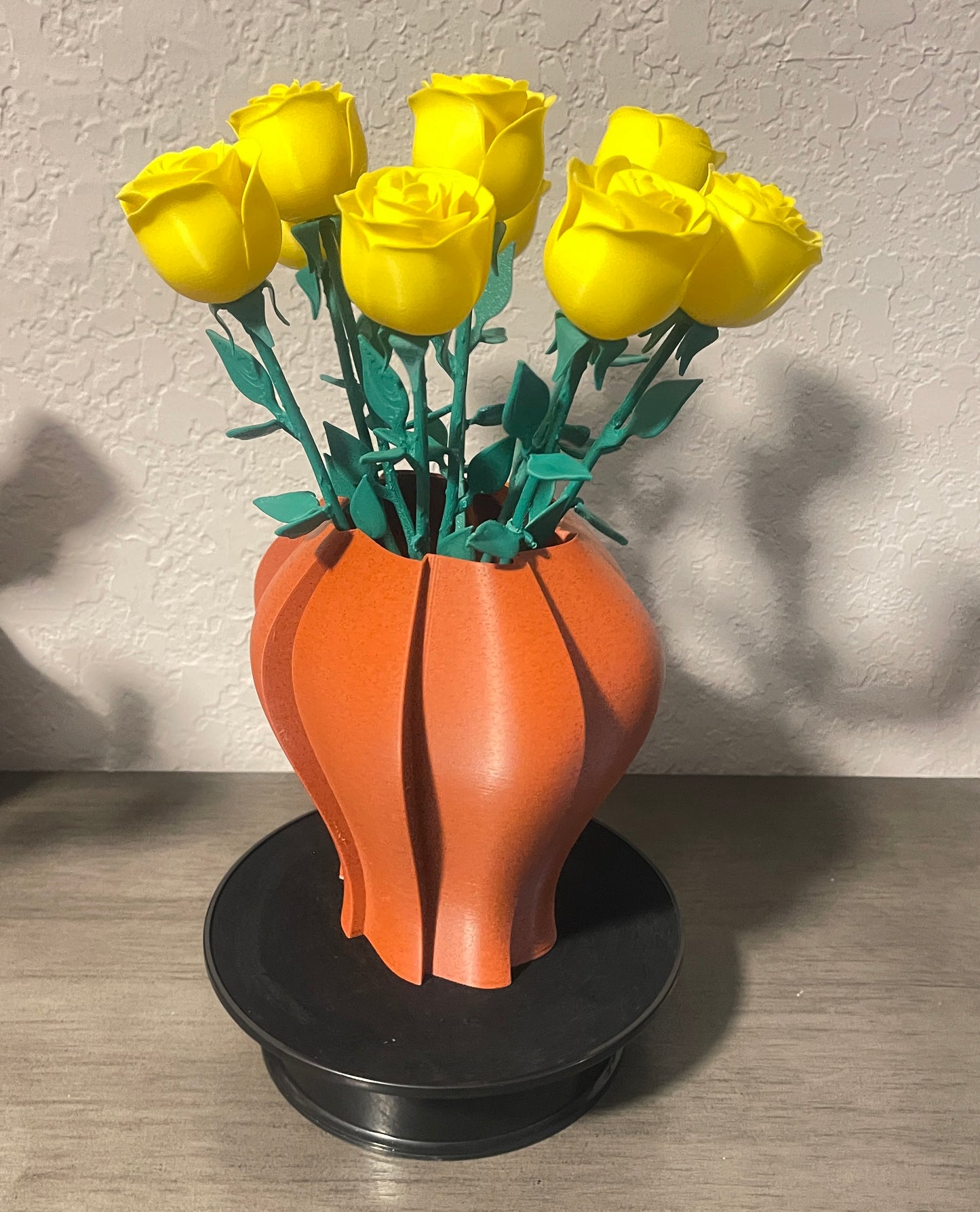 3D Printed Roses Yellow