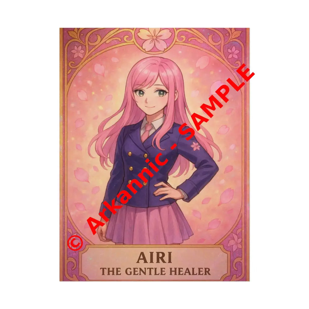 Anime Rolled Poster - Airi The Gentle Healer Character Print Decor for Fans Gift for Gamers Anime Wall Art 18″ x 24″