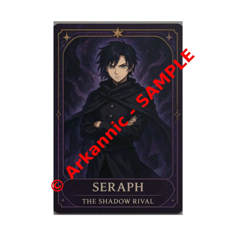 Anime Rolled Poster - Seraph The Shadow Rival Character Print Decor for Fans Gift for Gamers Anime Wall Art 12″ x 18″
