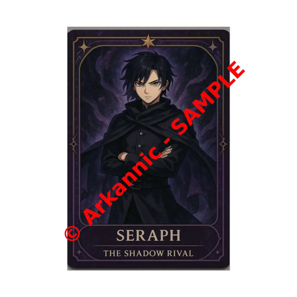 Anime Rolled Poster - Seraph The Shadow Rival Character Print Decor for Fans Gift for Gamers Anime Wall Art 12″ x 18″