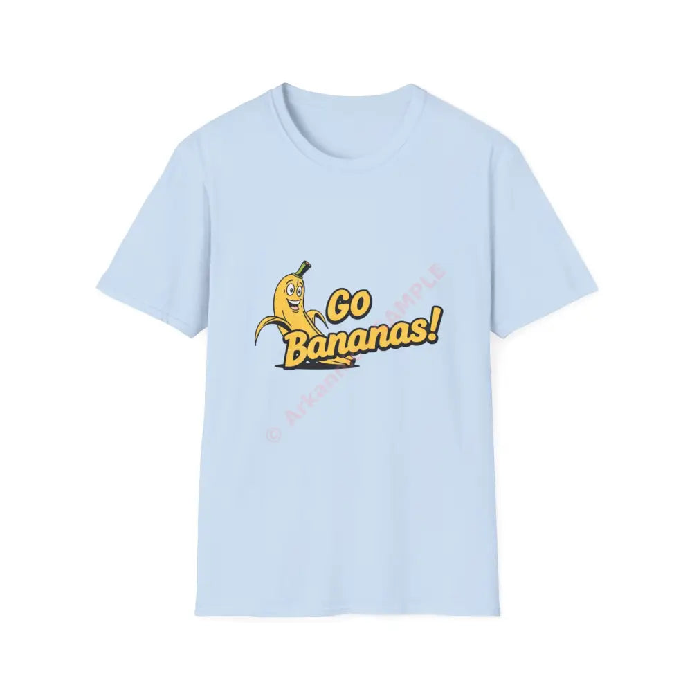 Cartoon banana T-shirt with funky bold lettering Positive Vibes Tee Casual Wear Gift for Friends Summer Style
