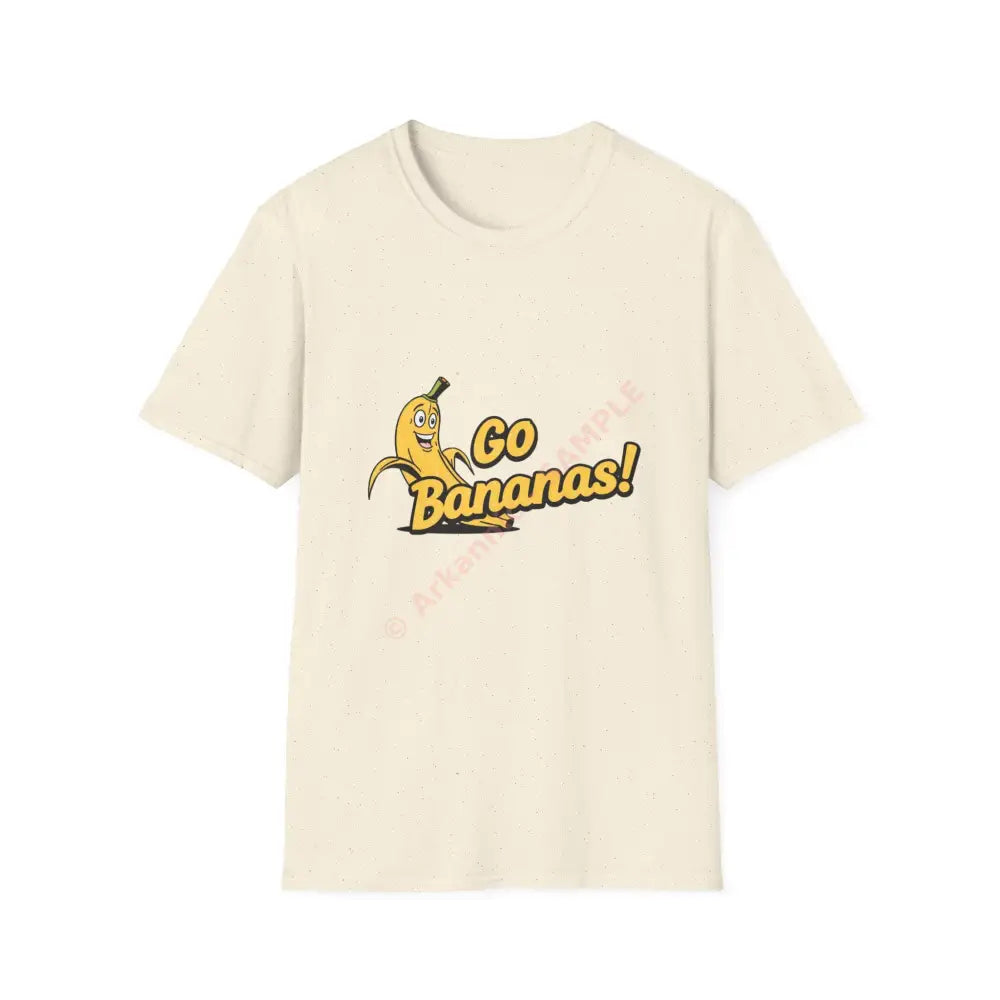Cartoon banana T-shirt with funky bold lettering Positive Vibes Tee Casual Wear Gift for Friends Summer Style