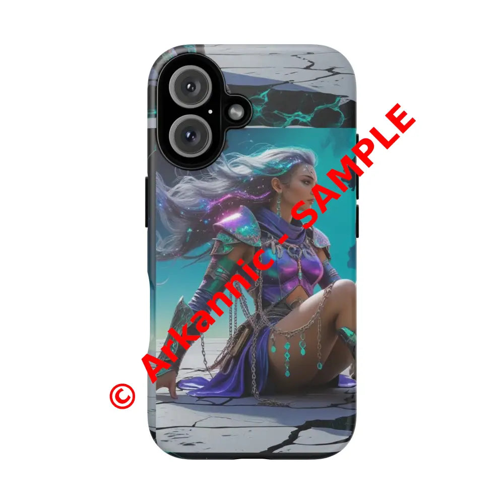 Celestial Guardian Tough Cell Phone Cover iPhone 16 / Matte Phone Case