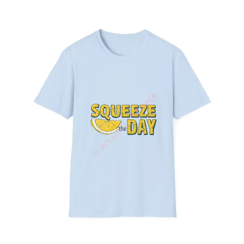 Cheerful Lemon Quote T-Shirt Positive Vibes Tee Casual Wear Gift for Friends Summer Style Motivational Apparel Light