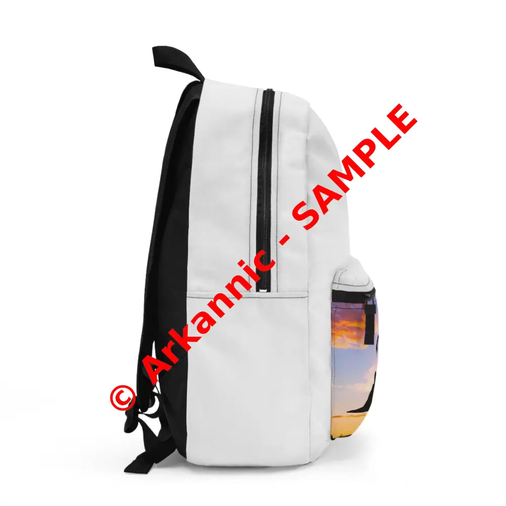 Dinosaur Sunset Backpack Trendy School Bag Adventure Backpack Kids Backpack Gift for Dinosaur Lovers One size Bags