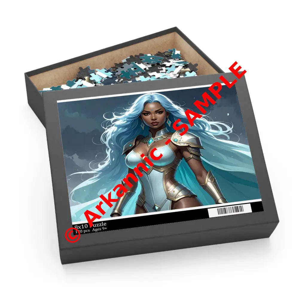Fantasy Themed Puzzle Featuring Strong Character 120-Piece Puzzle 252-Piece Puzzle 500-Piece Puzzle Gift for Gamers