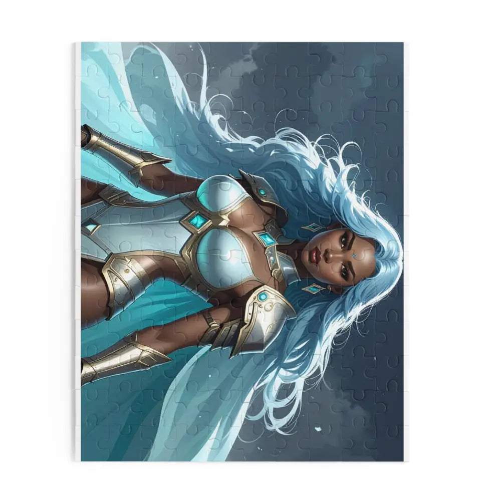 Fantasy Themed Puzzle Featuring Strong Character 120-Piece Puzzle 252-Piece Puzzle 500-Piece Puzzle Gift for Gamers