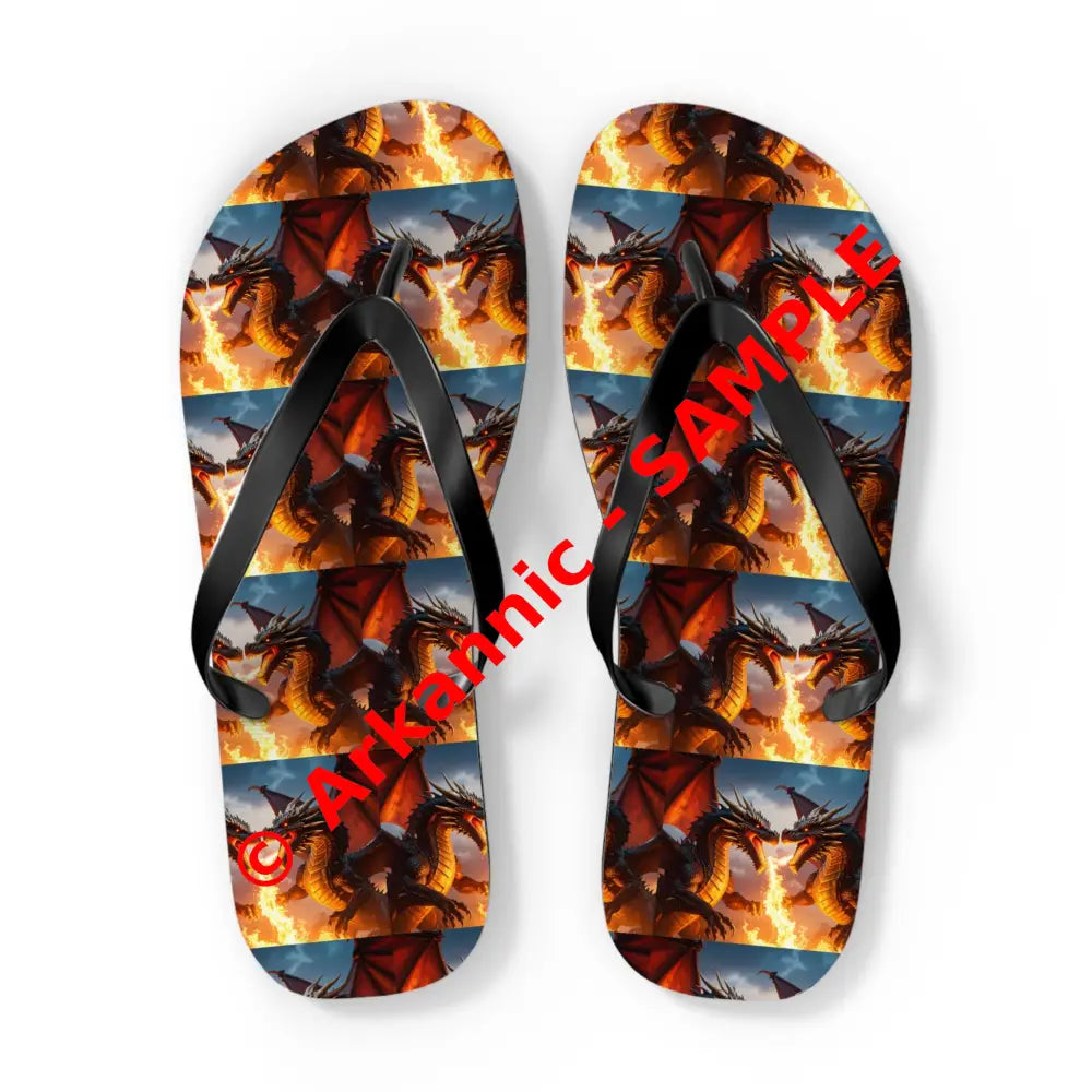 Flip Flops XL / Black sole Shoes