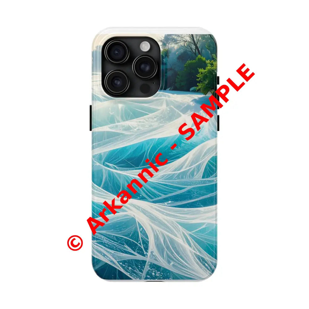 Ocean Waves Tough Phone Case | Protective Cover Beach Lover Gift Summer Vibe Accessory Unique Phone Protector Nature