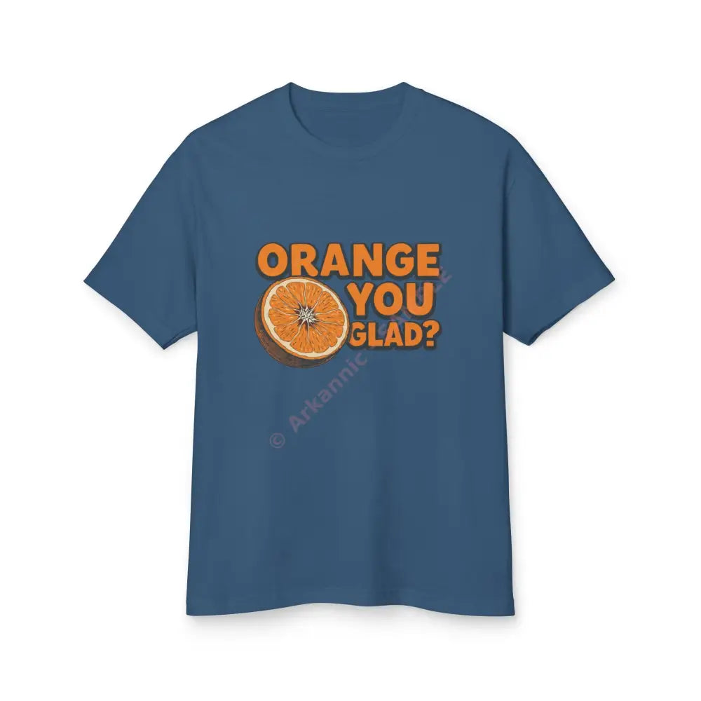 Orange You Glad? T-Shirt Design Faded Navy / S T-Shirt