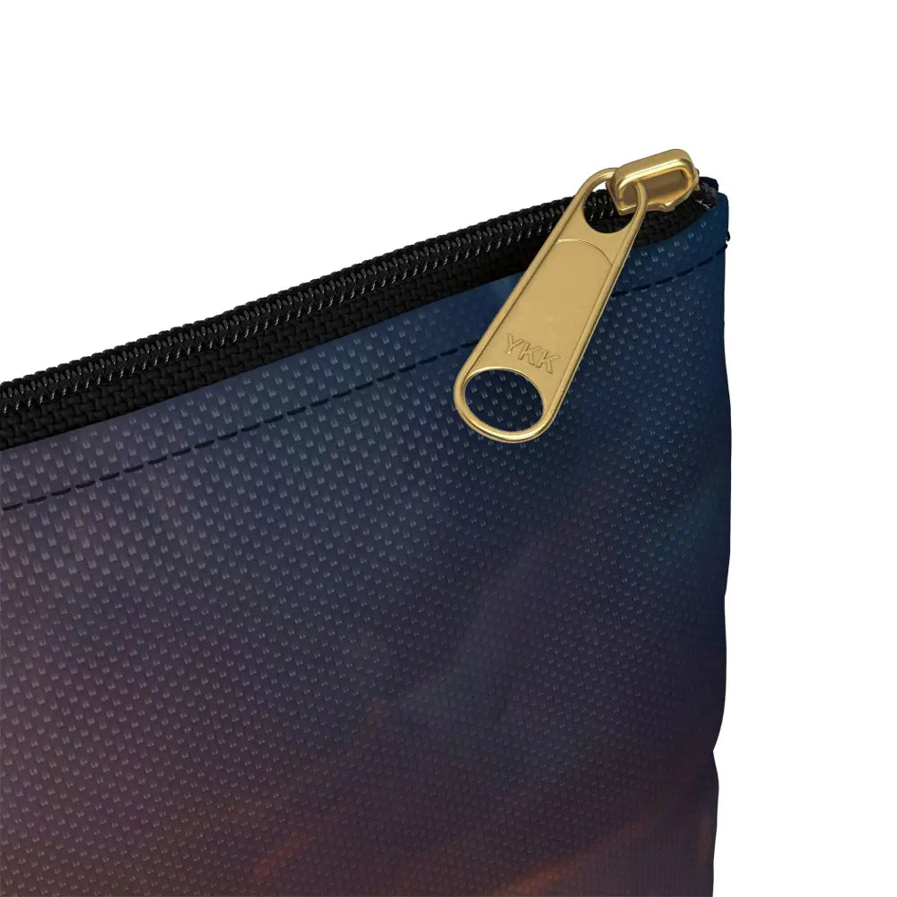 Tempest of the Emerald Waves: Storm-Swept Seascape Marine Photography Masterpiece Accessory Pouch Bags