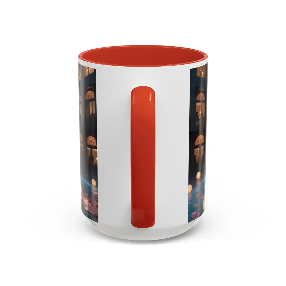 The Enchanted Fountain - Fantasy Art Drinkware Galactic Gift for Dog Lovers Celestial Home Decor Unique Art Mug Mug