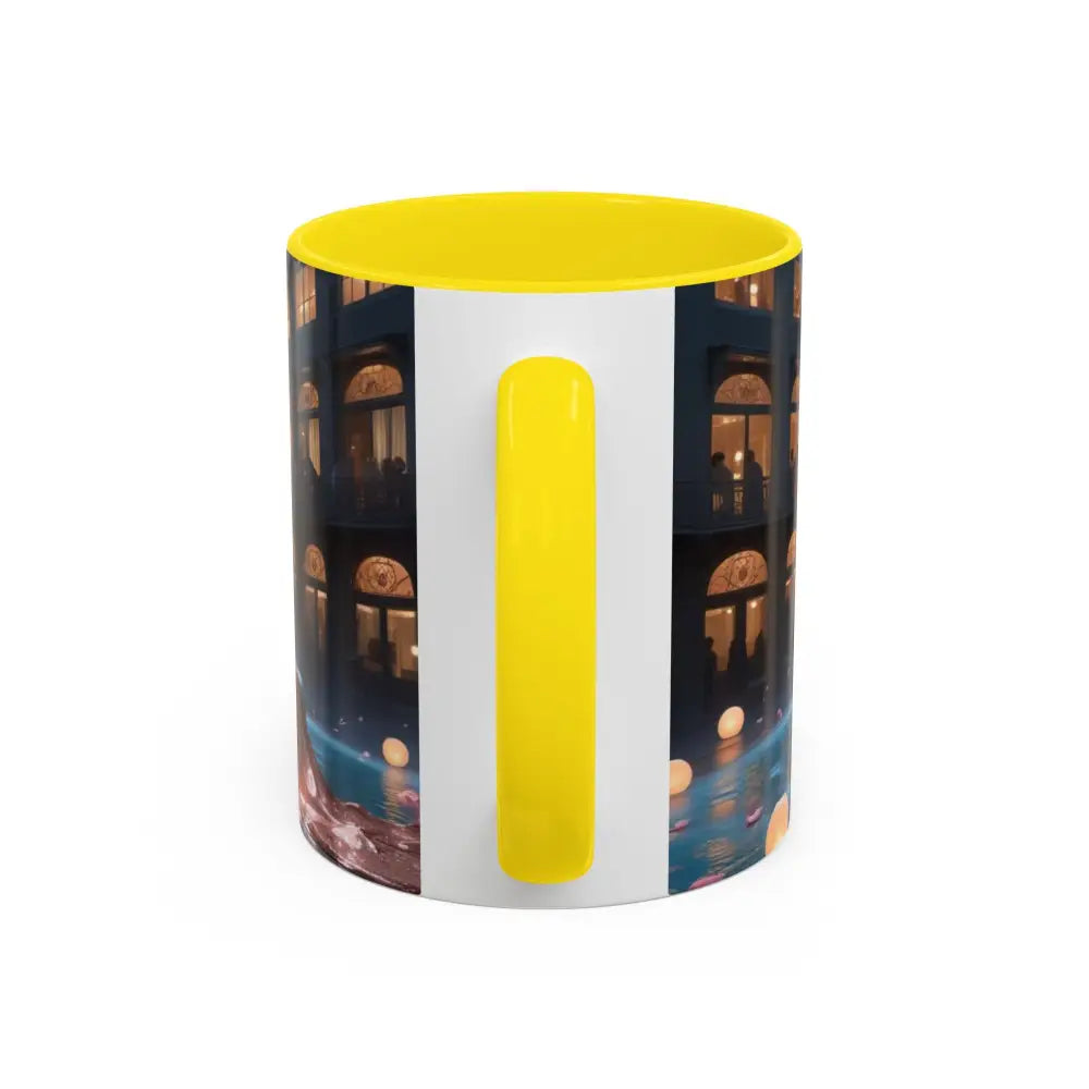 The Enchanted Fountain - Fantasy Art Drinkware Galactic Gift for Dog Lovers Celestial Home Decor Unique Art Mug Mug