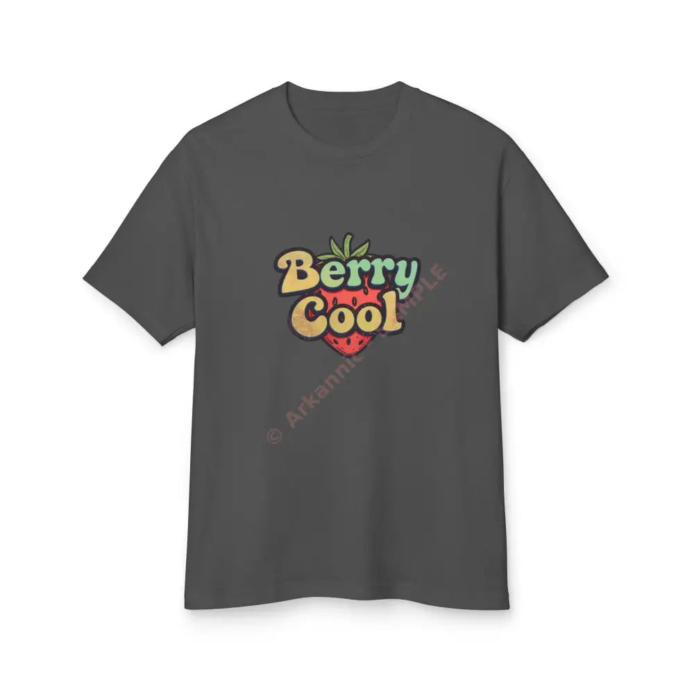 Vintage Strawberry Retro Tee - ’Berry Cool’ Unisex T-Shirt Faded Black / S T-Shirt