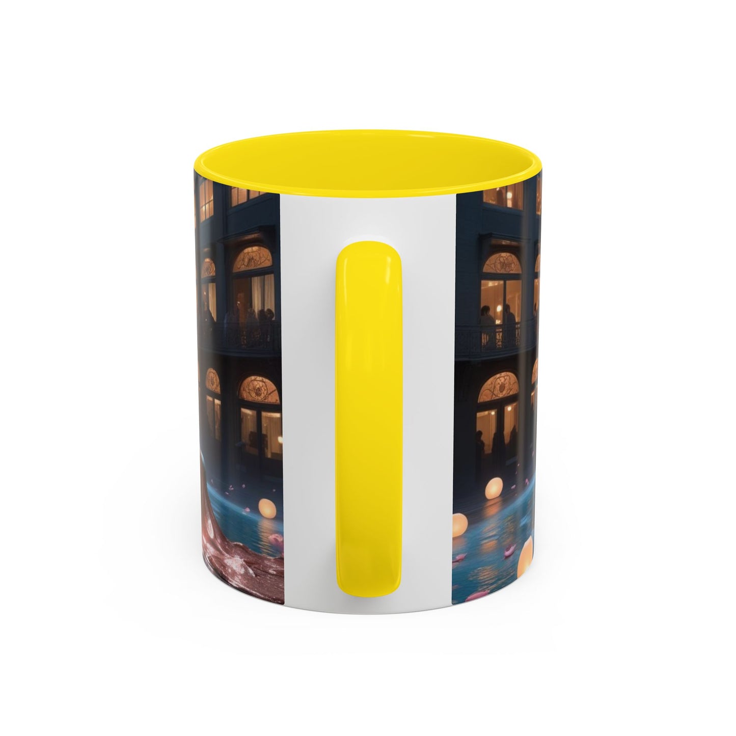 The Enchanted Fountain - Fantasy Art Drinkware, Galactic Gift for Dog Lovers, Celestial Home Decor, Unique Art Mug