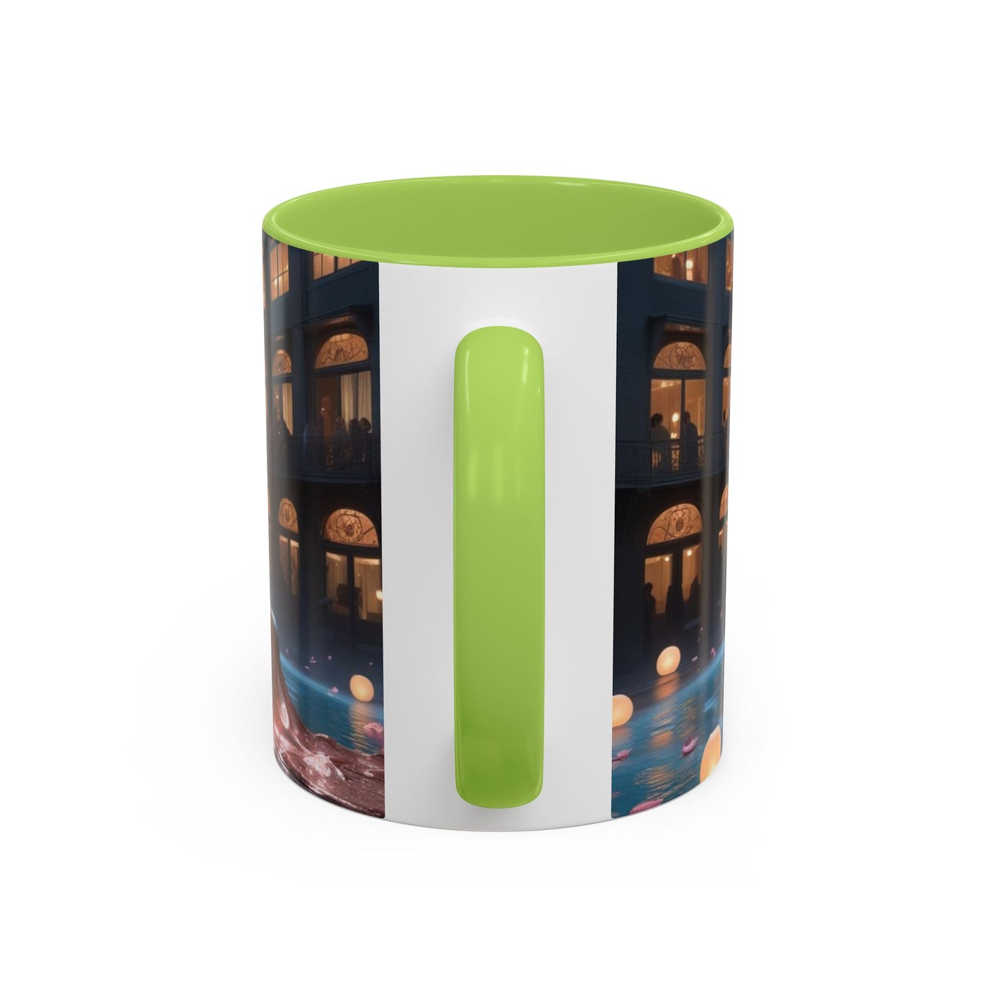 The Enchanted Fountain - Fantasy Art Drinkware, Galactic Gift for Dog Lovers, Celestial Home Decor, Unique Art Mug
