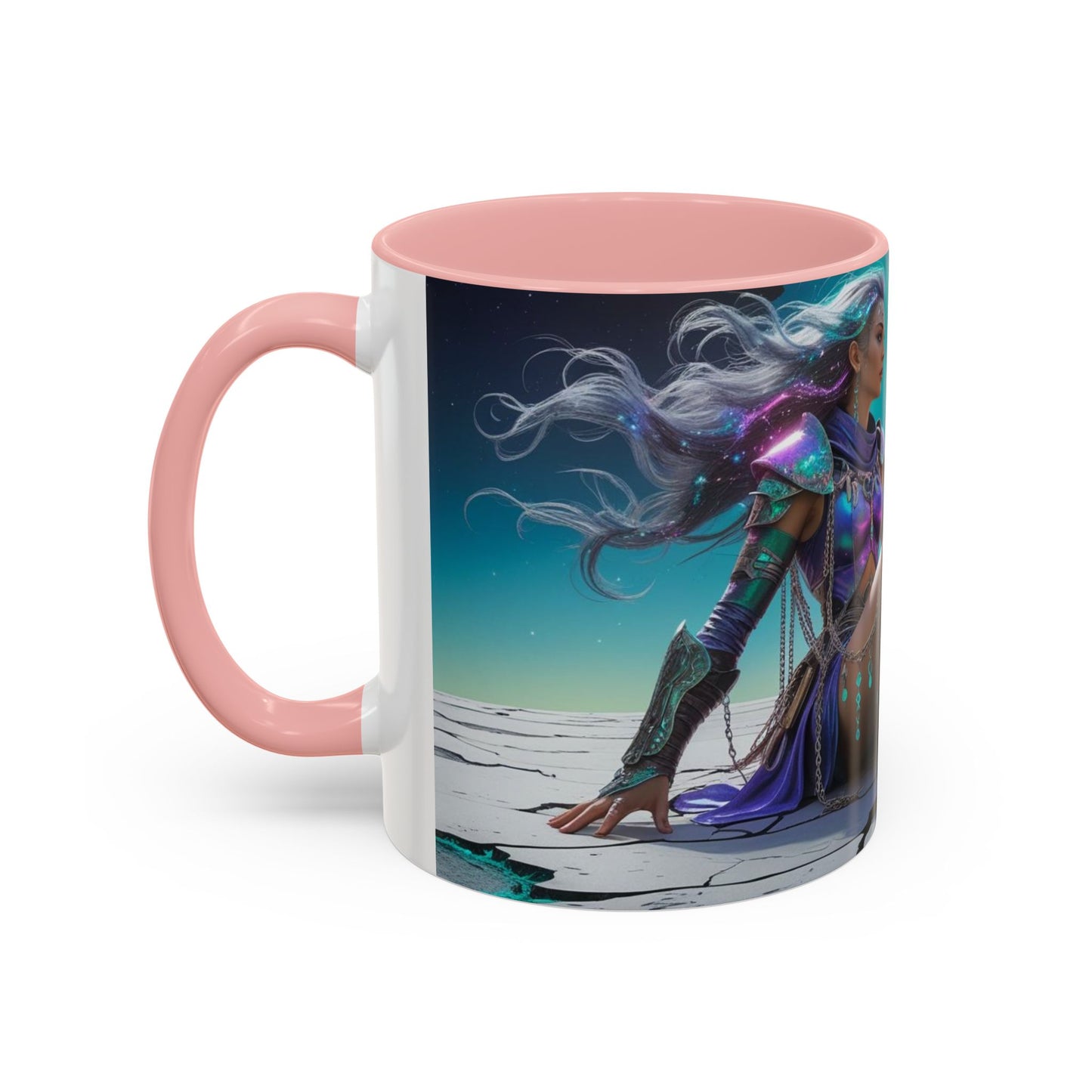 Celestial Guardian - Fantasy Art Drinkware, Galactic Gift for Dog Lovers, Celestial Home Decor, Unique Art Mug