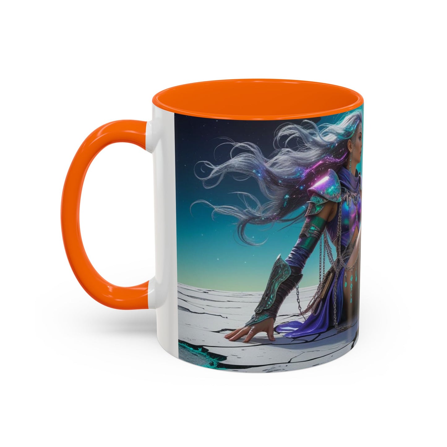 Celestial Guardian - Fantasy Art Drinkware, Galactic Gift for Dog Lovers, Celestial Home Decor, Unique Art Mug