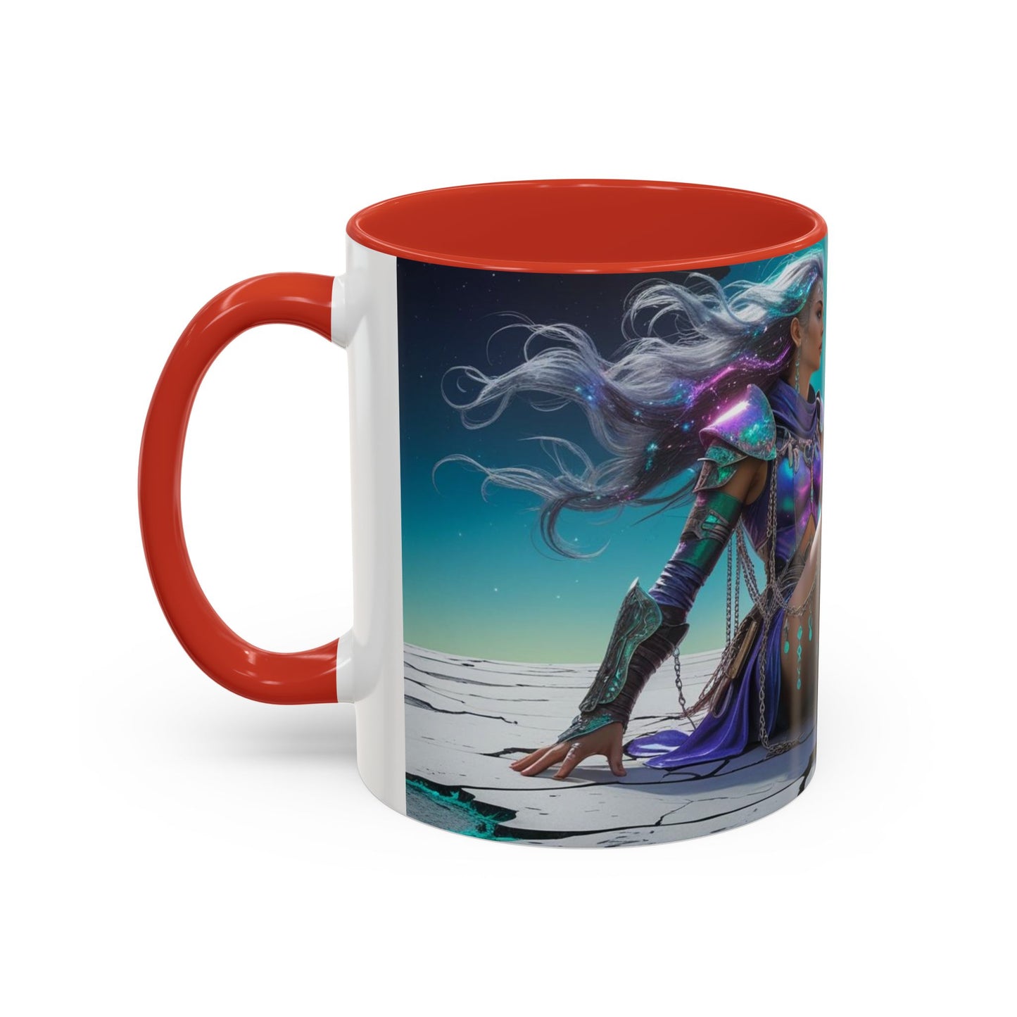 Celestial Guardian - Fantasy Art Drinkware, Galactic Gift for Dog Lovers, Celestial Home Decor, Unique Art Mug