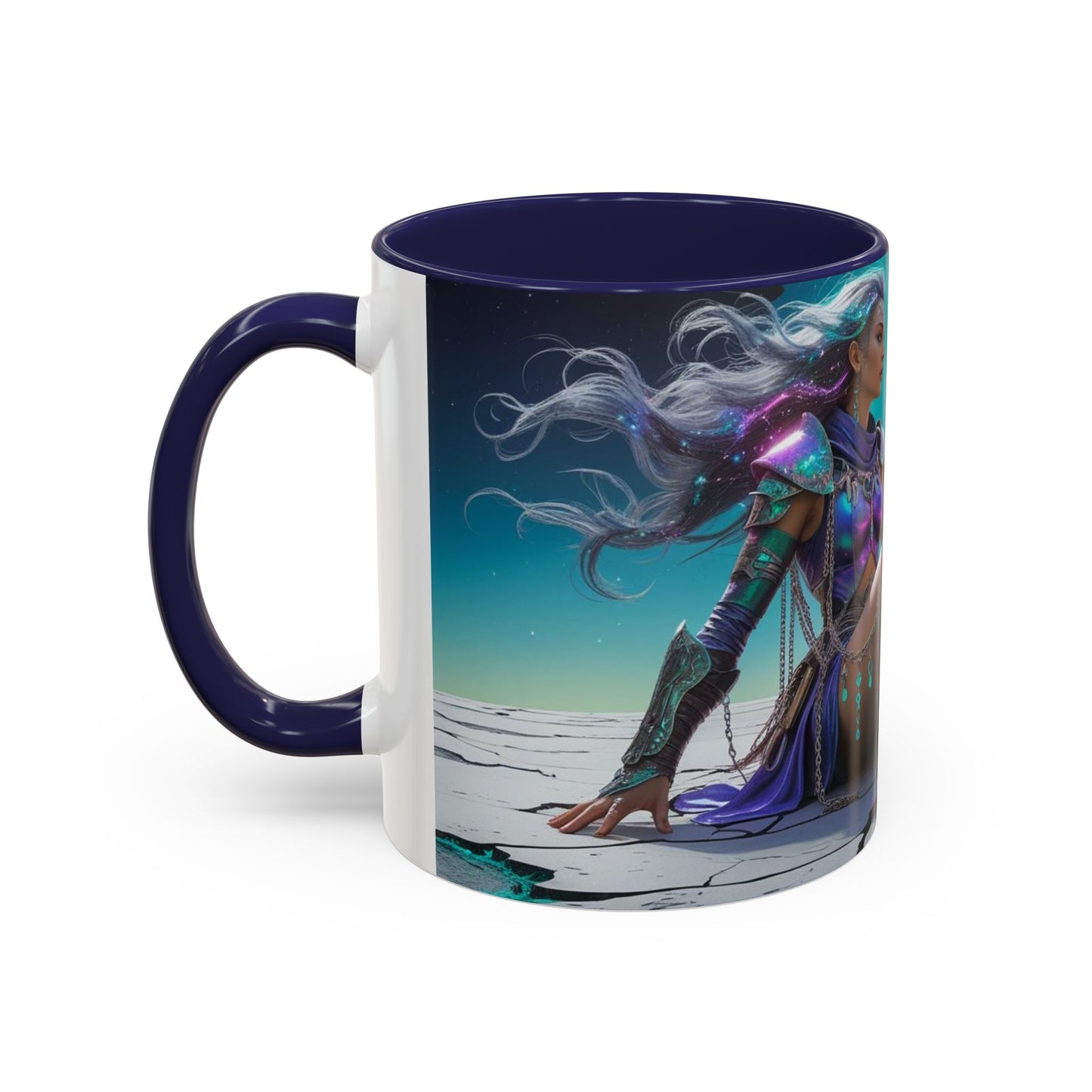 Celestial Guardian - Fantasy Art Drinkware, Galactic Gift for Dog Lovers, Celestial Home Decor, Unique Art Mug