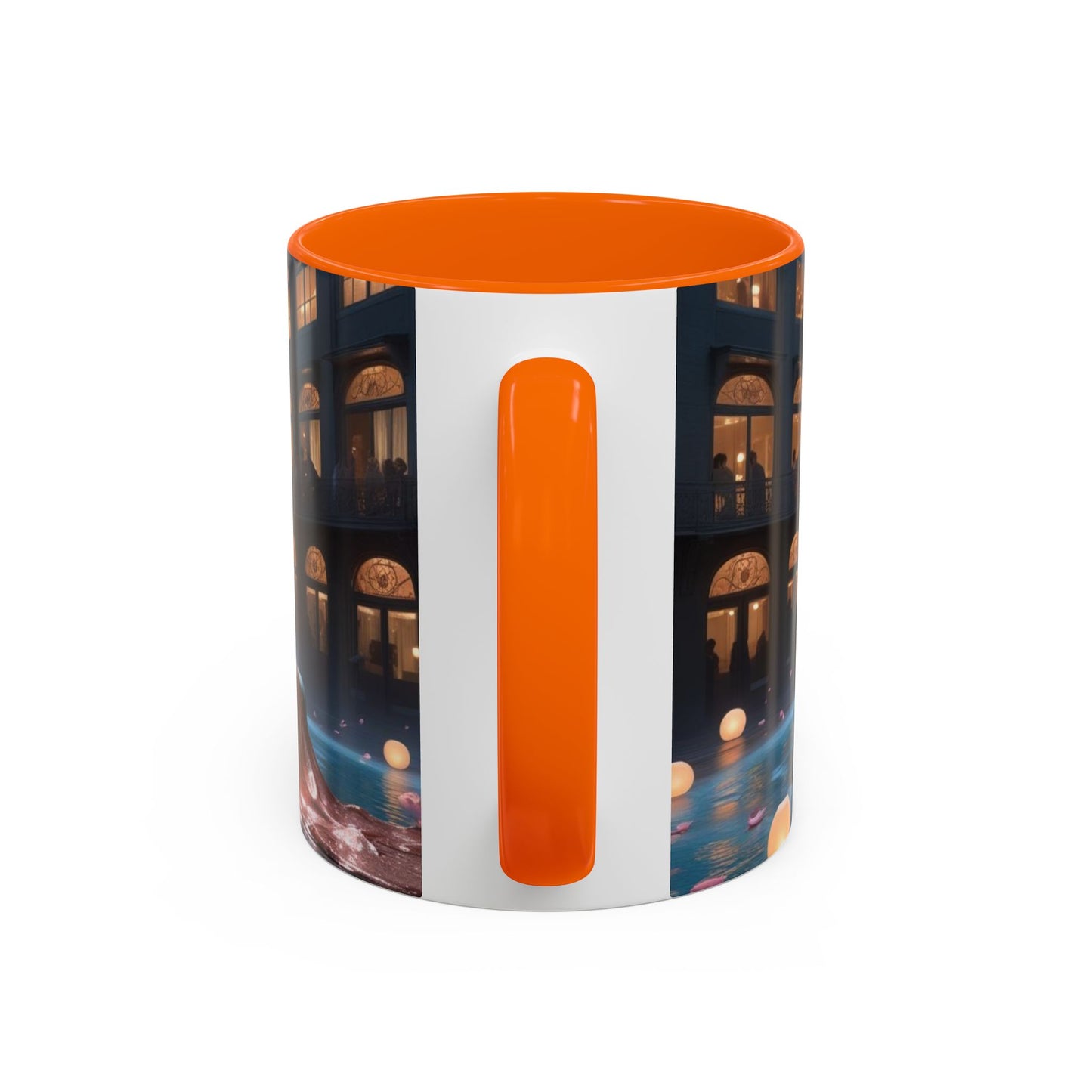 The Enchanted Fountain - Fantasy Art Drinkware, Galactic Gift for Dog Lovers, Celestial Home Decor, Unique Art Mug