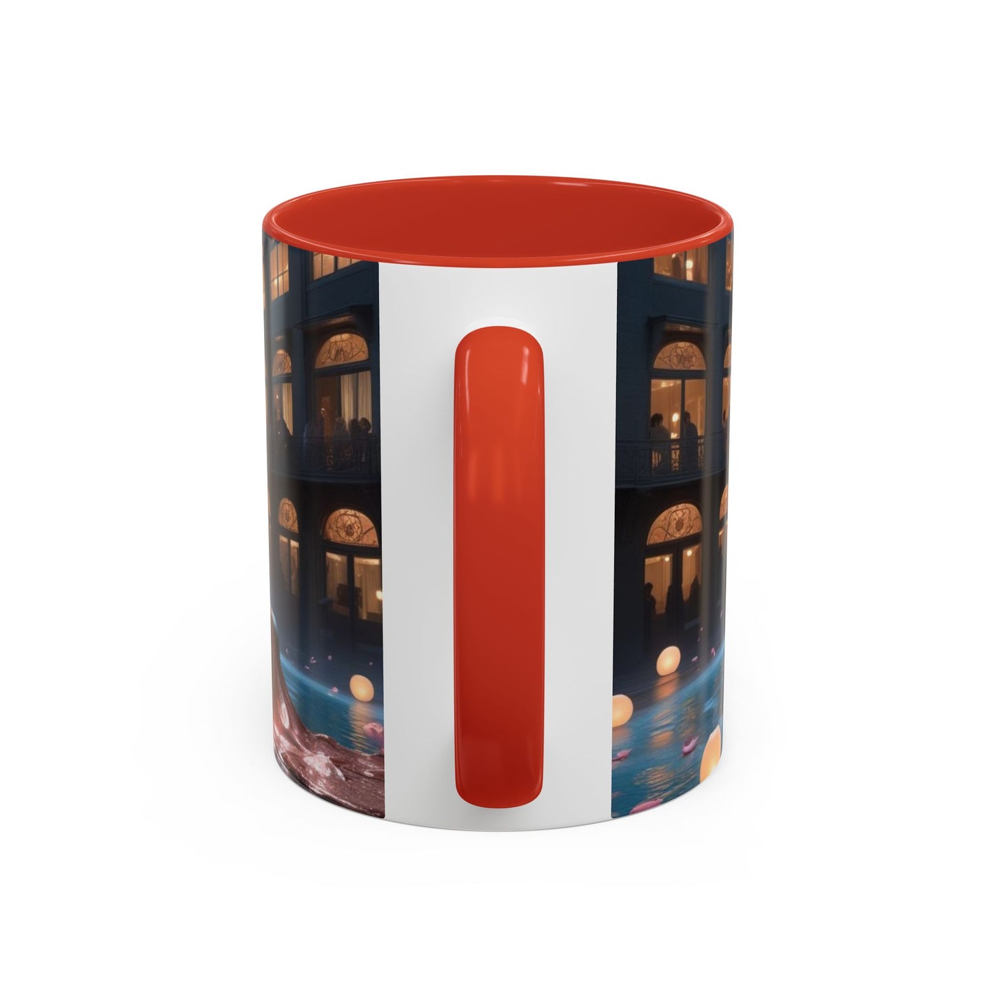 The Enchanted Fountain - Fantasy Art Drinkware, Galactic Gift for Dog Lovers, Celestial Home Decor, Unique Art Mug