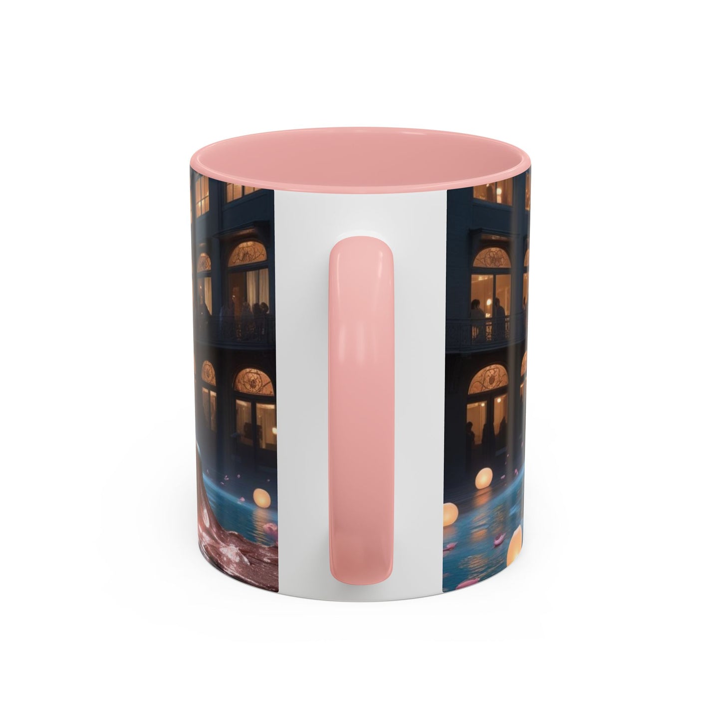 The Enchanted Fountain - Fantasy Art Drinkware, Galactic Gift for Dog Lovers, Celestial Home Decor, Unique Art Mug