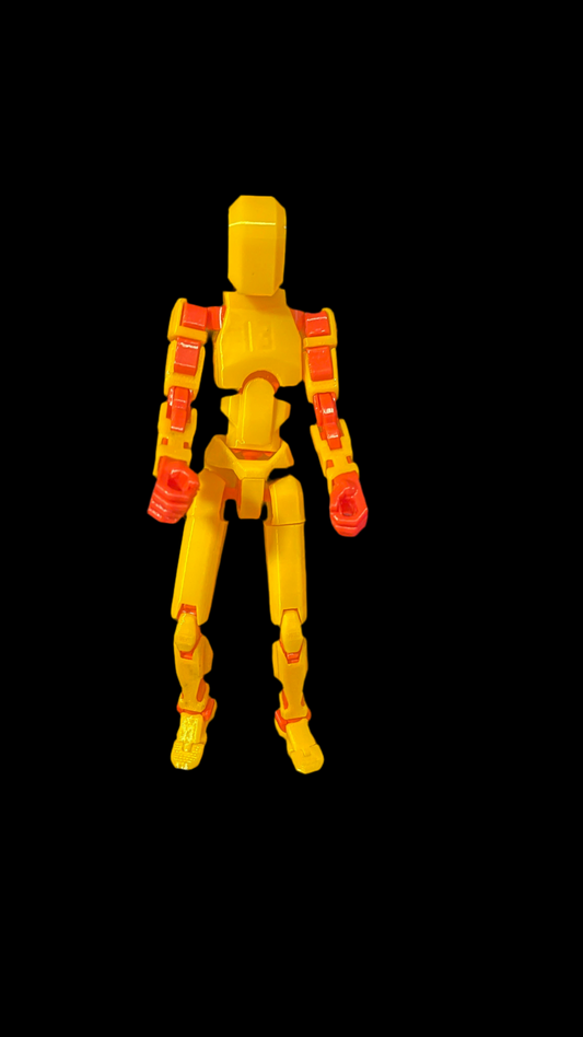Dummy 13 Small Yellow and Red