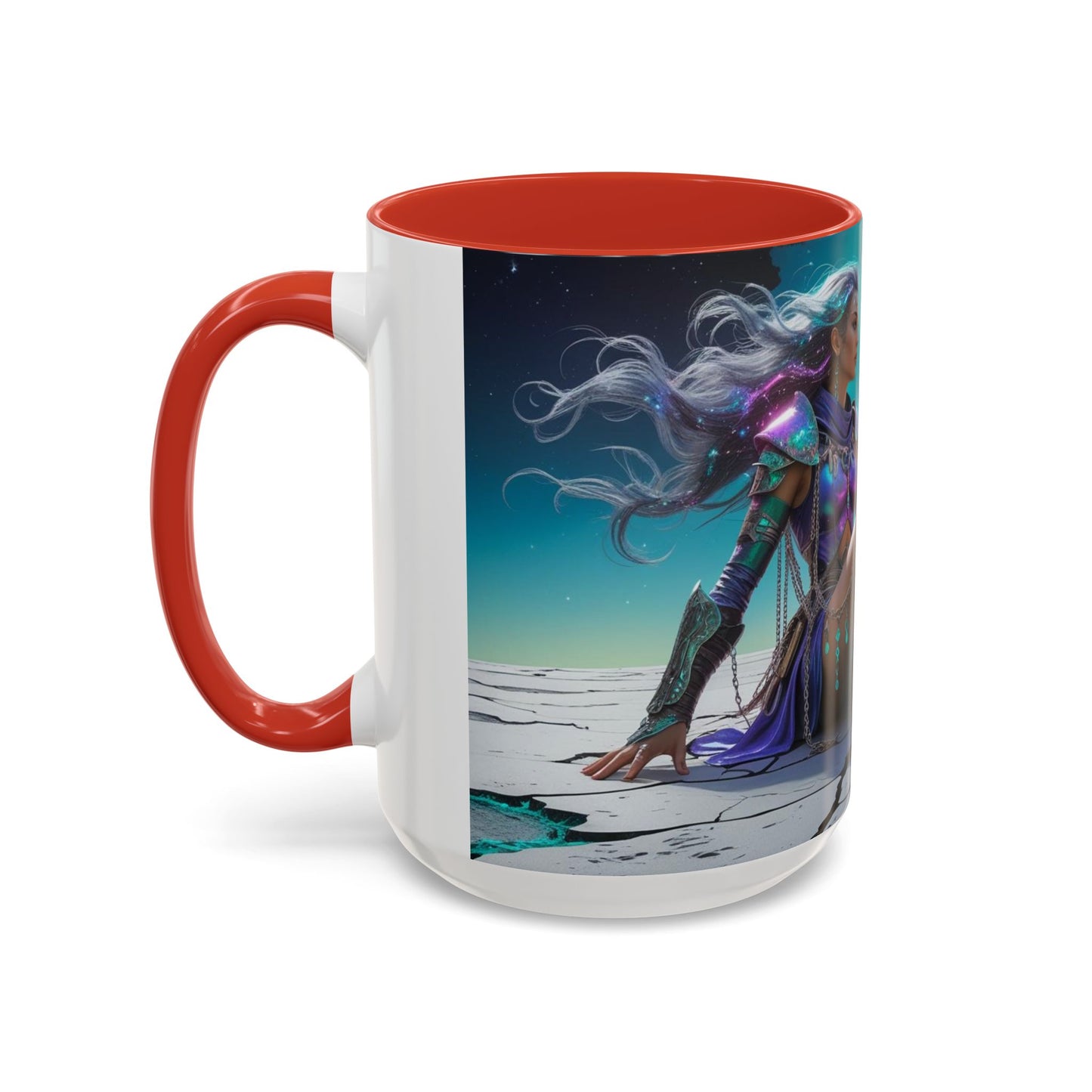 Celestial Guardian - Fantasy Art Drinkware, Galactic Gift for Dog Lovers, Celestial Home Decor, Unique Art Mug