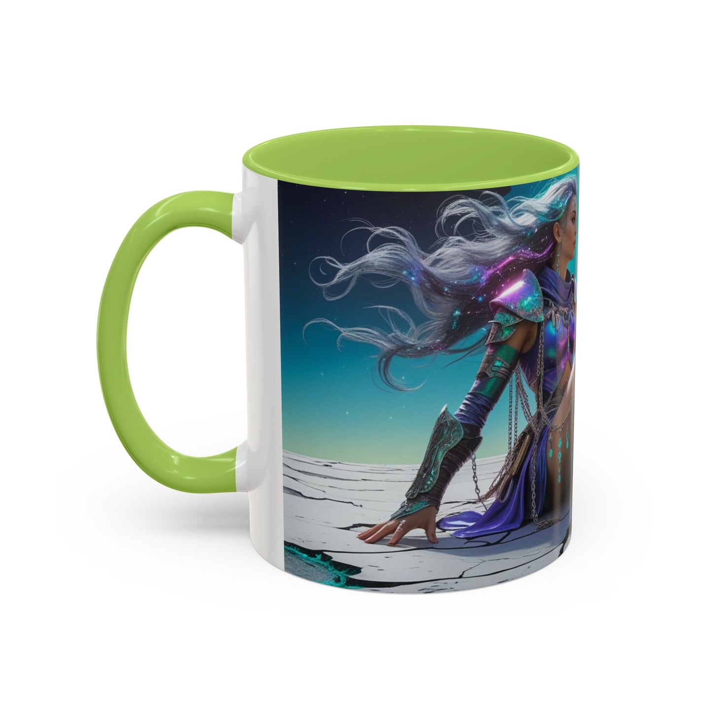 Celestial Guardian - Fantasy Art Drinkware, Galactic Gift for Dog Lovers, Celestial Home Decor, Unique Art Mug