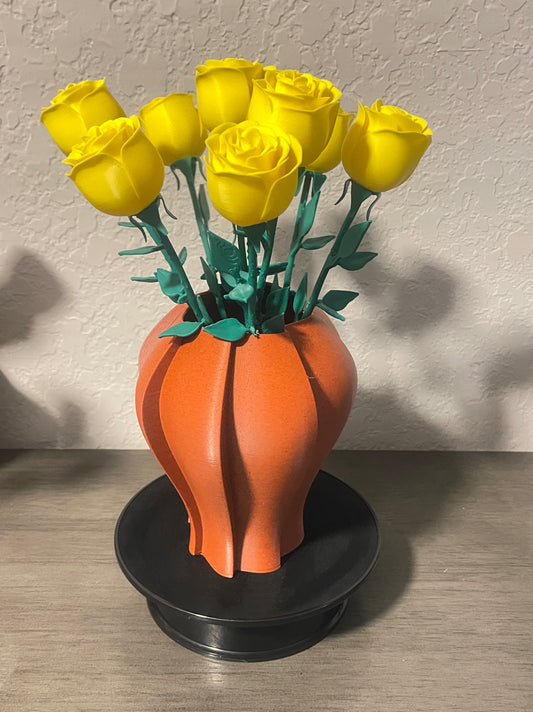 3D Printed Roses Yellow