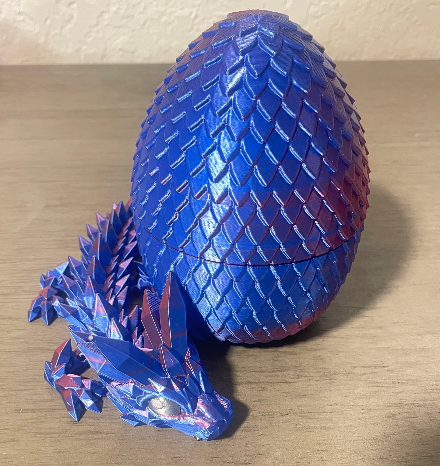 Dragon Egg Red and Blue