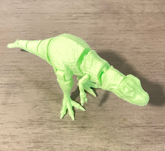 T-Rex Dinosaur Green Translucent