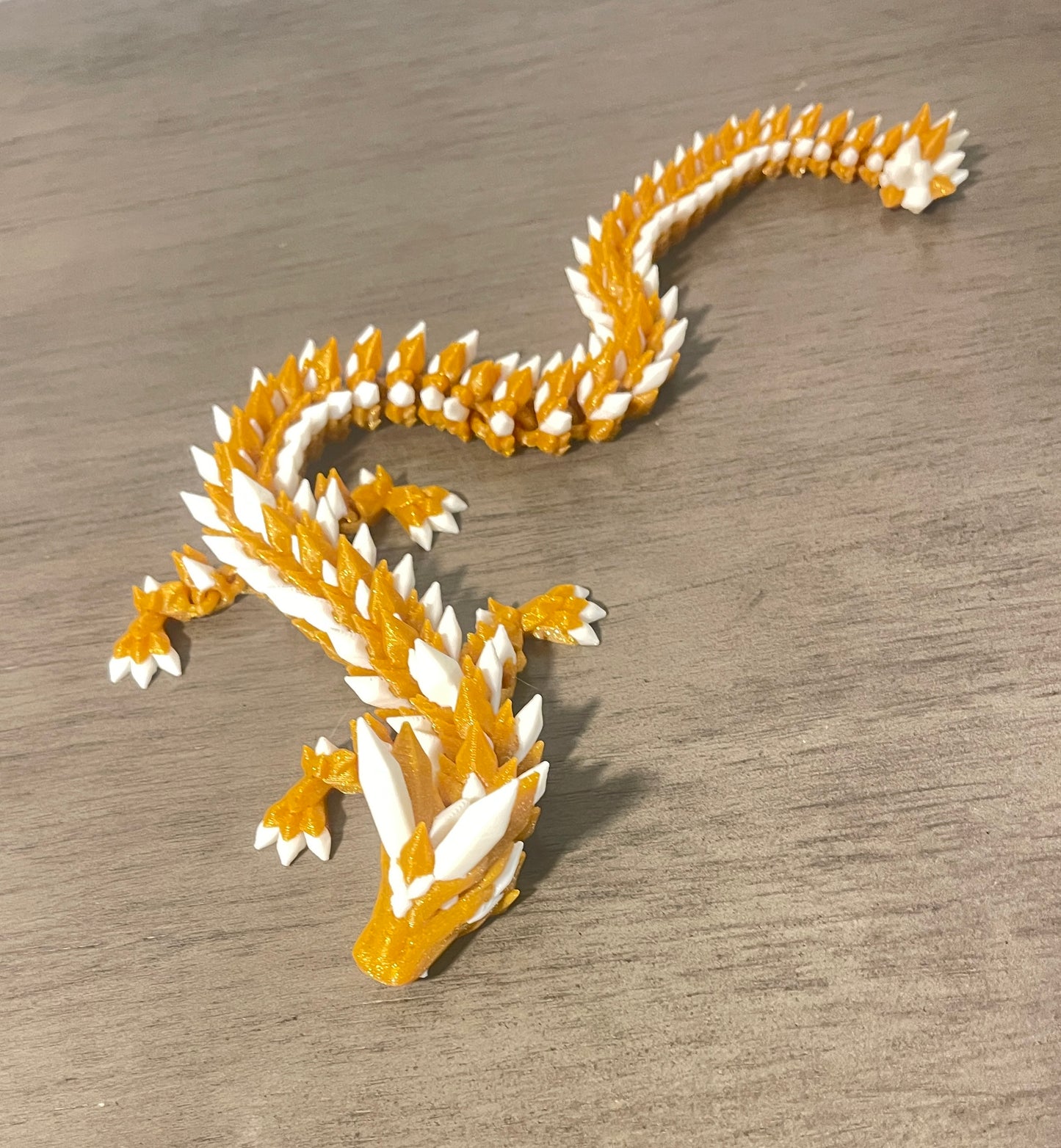 Flexible Articulated Dragon Gold