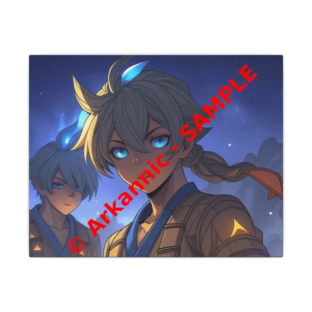 Anime Art Canvas Print - Magical Adventure Wall Decor Room Decor Gift for Fans Home Art Unique Wall Art 10’’ x 8’’