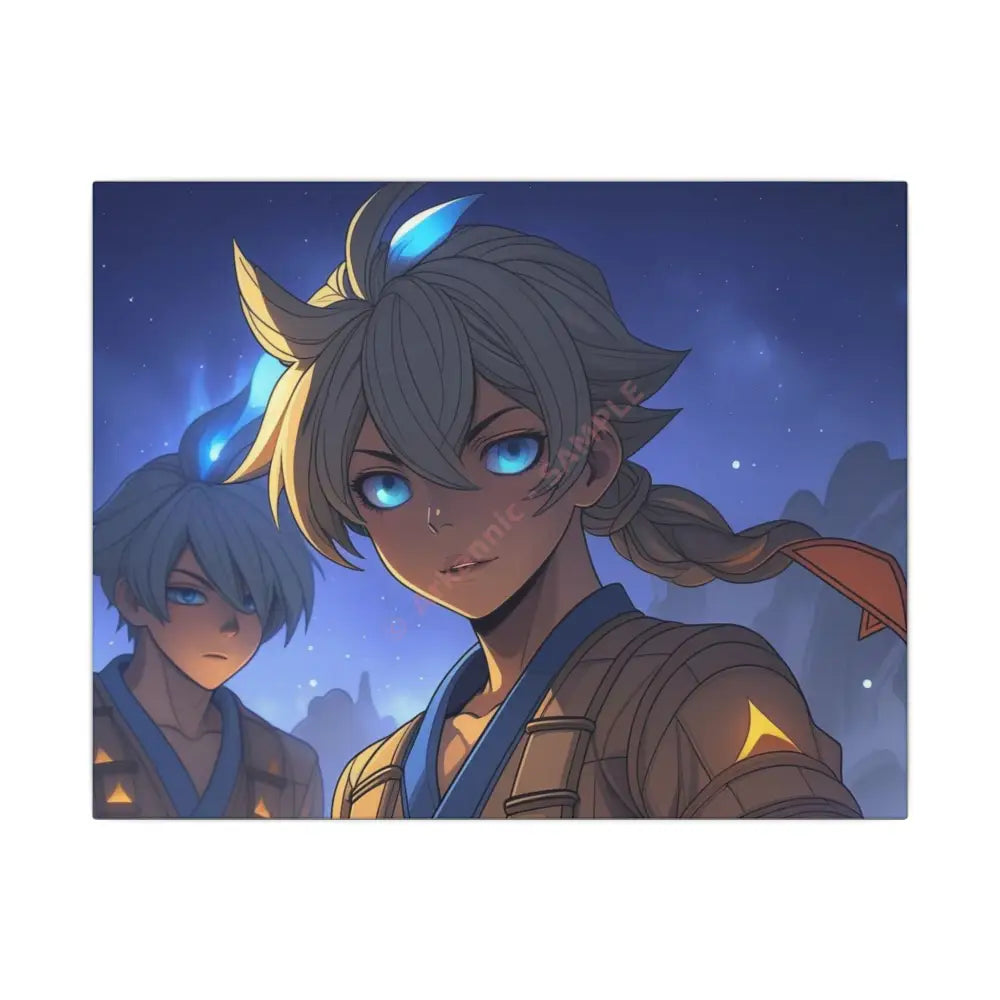 Anime Art Canvas Print - Magical Adventure Wall Decor Room Decor Gift for Fans Home Art Unique Wall Art 14″ x 11″