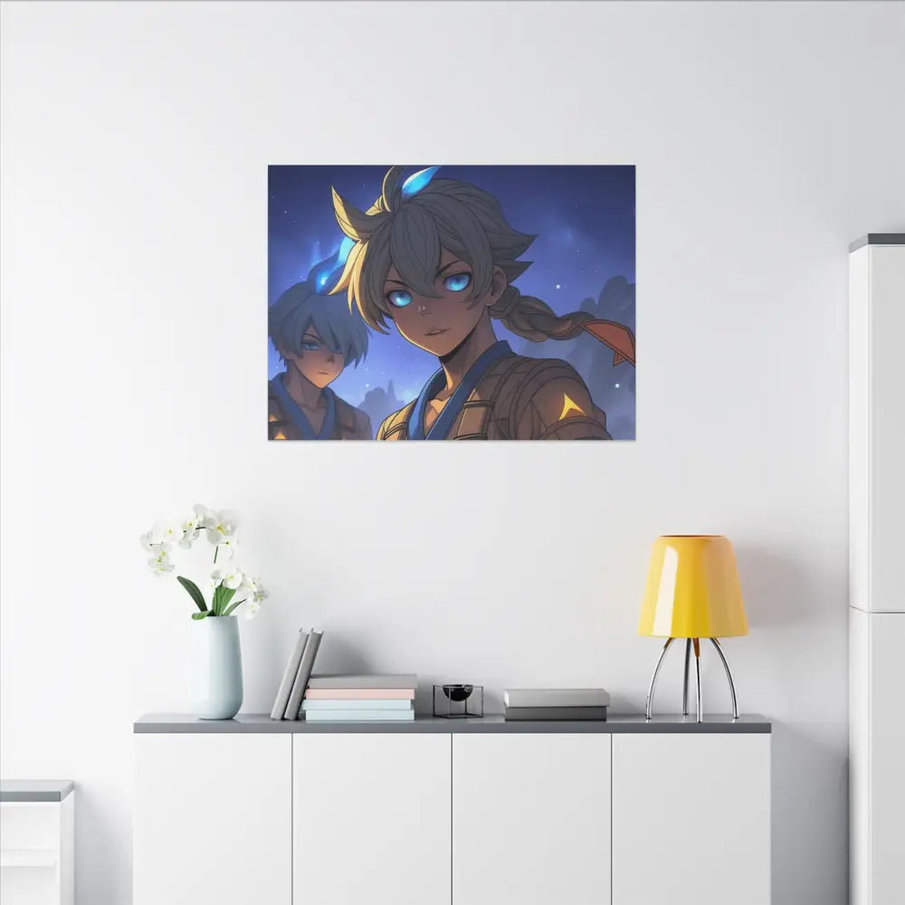 Anime Art Canvas Print - Magical Adventure Wall Decor Room Decor Gift for Fans Home Art Unique Wall Art Canvas
