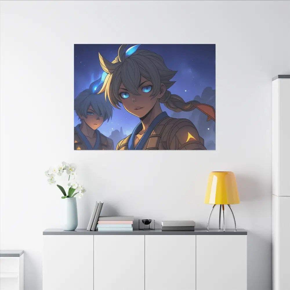 Anime Art Canvas Print - Magical Adventure Wall Decor Room Decor Gift for Fans Home Art Unique Wall Art Canvas