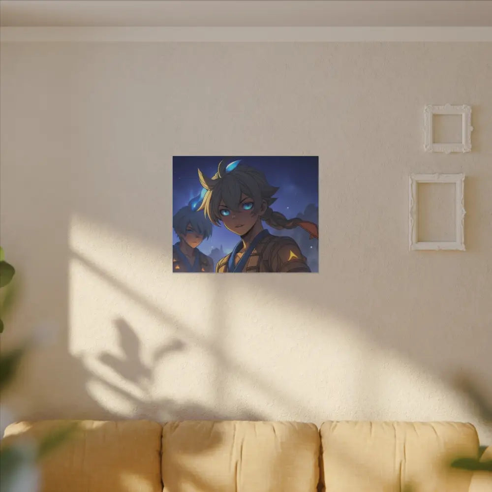 Anime Art Canvas Print - Magical Adventure Wall Decor Room Decor Gift for Fans Home Art Unique Wall Art Canvas