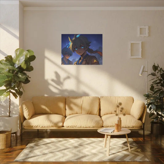 Anime Art Canvas Print - Magical Adventure Wall Decor Room Decor Gift for Fans Home Art Unique Wall Art Canvas