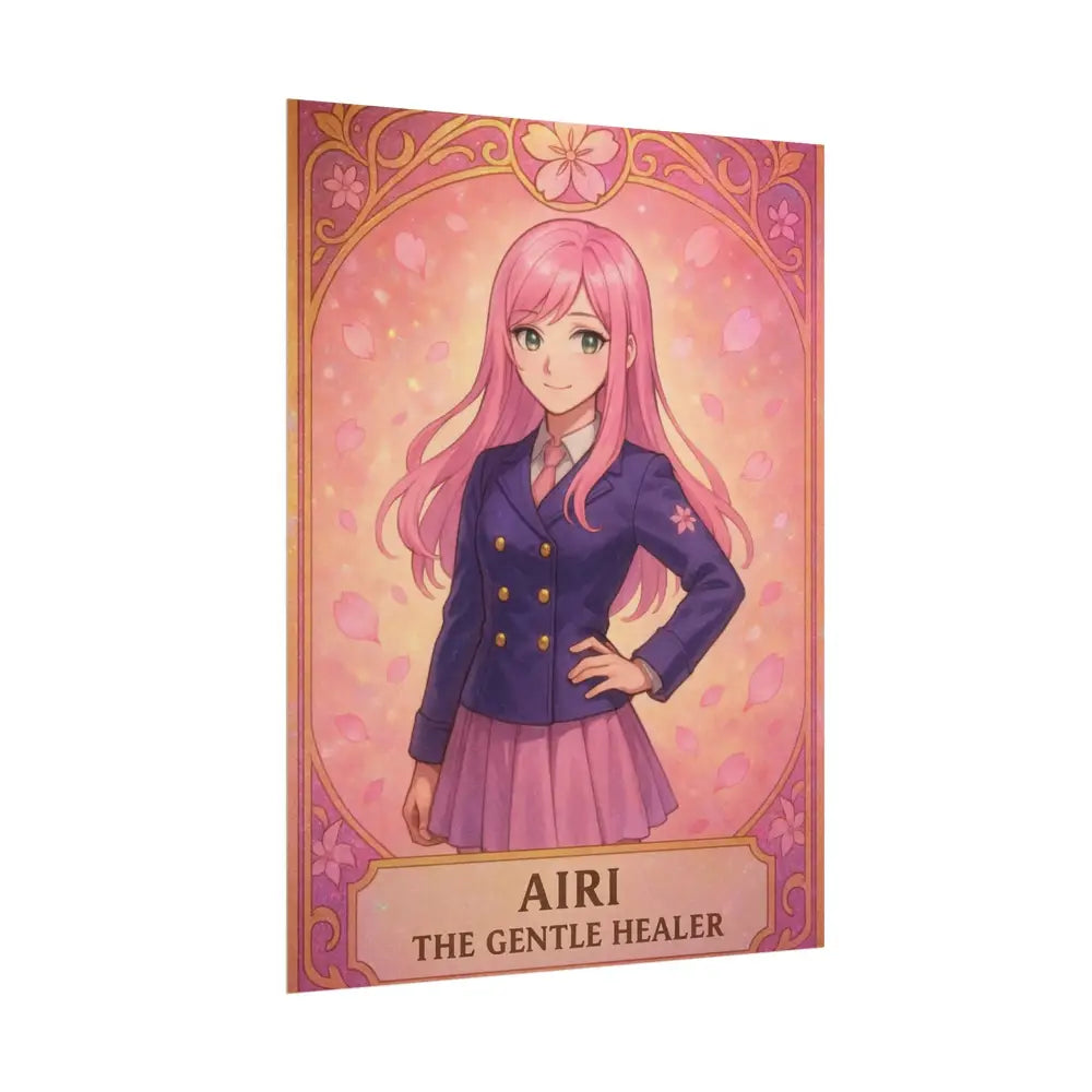 Anime Rolled Poster - Airi The Gentle Healer Character Print Decor for Fans Gift for Gamers Anime Wall Art Poster