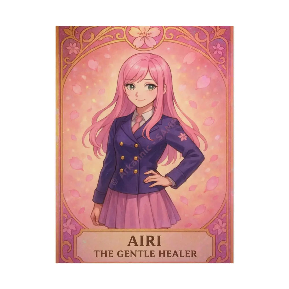 Anime Rolled Poster - Airi The Gentle Healer Character Print Decor for Fans Gift for Gamers Anime Wall Art 18″ x 24″