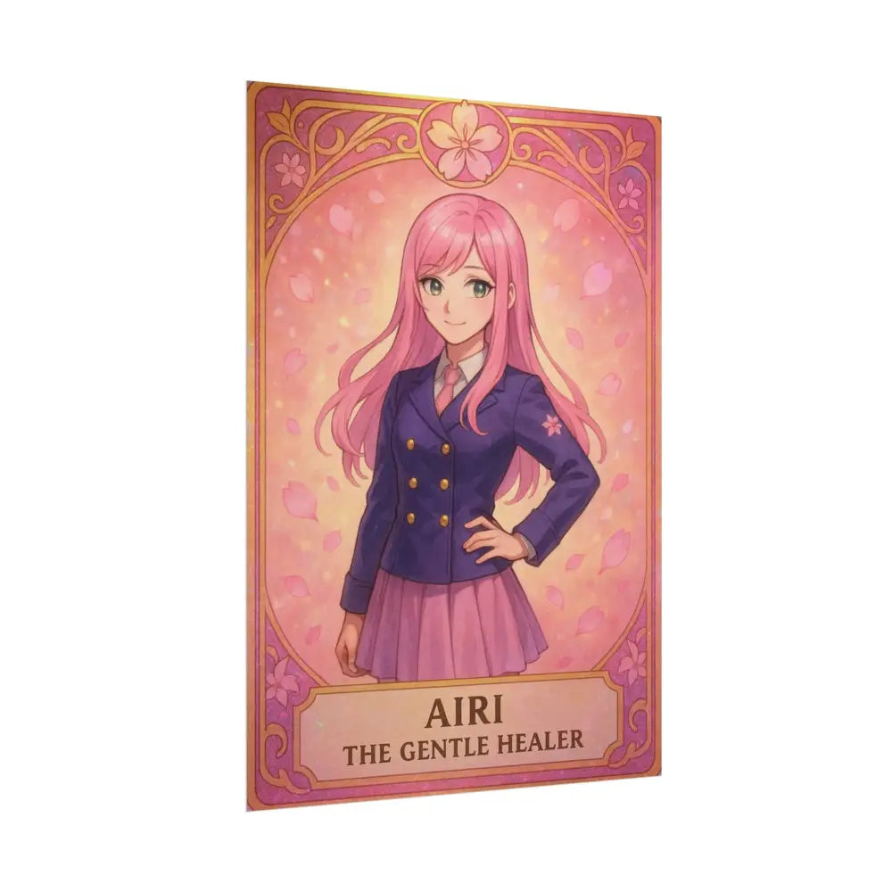 Anime Rolled Poster - Airi The Gentle Healer Character Print Decor for Fans Gift for Gamers Anime Wall Art Poster
