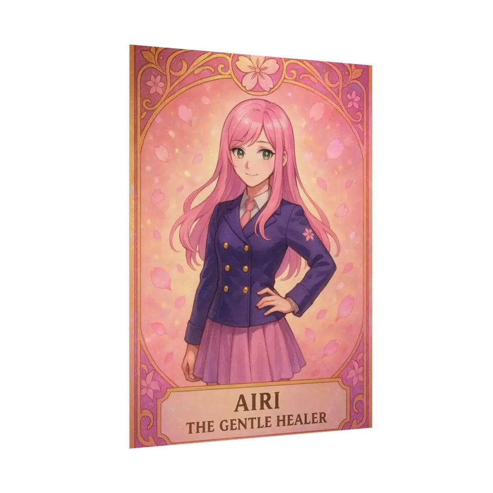 Anime Rolled Poster - Airi The Gentle Healer Character Print Decor for Fans Gift for Gamers Anime Wall Art Poster