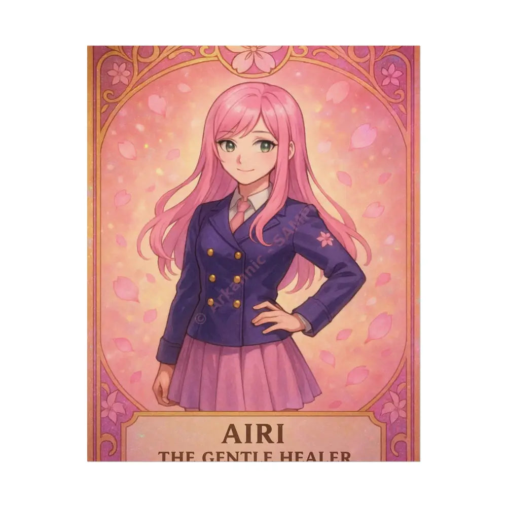 Anime Rolled Poster - Airi The Gentle Healer Character Print Decor for Fans Gift for Gamers Anime Wall Art 8″ x 10″