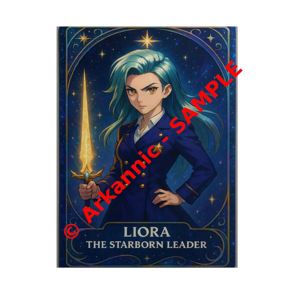 Anime Rolled Poster - Liora The Starborn Leader Character Print Decor for Gamers Anime Wall Art 12’’ x 16’’ (Vertical)