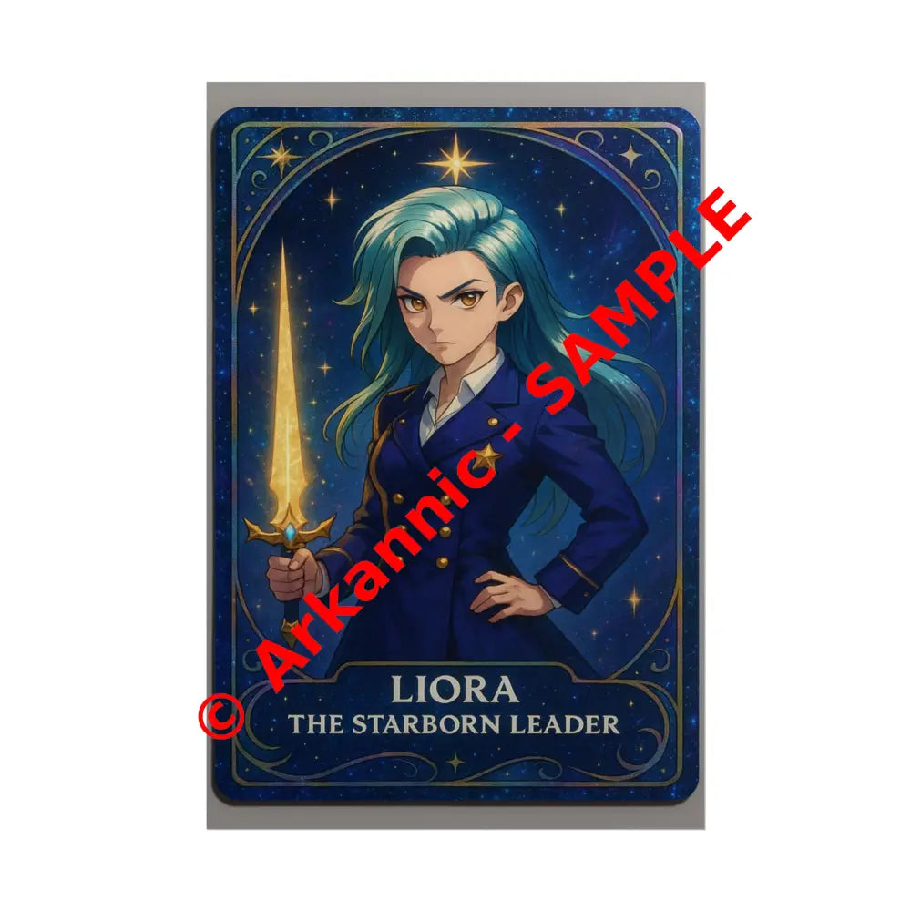 Anime Rolled Poster - Liora The Starborn Leader Character Print Decor for Gamers Anime Wall Art 12″ x 18″ (Vertical)