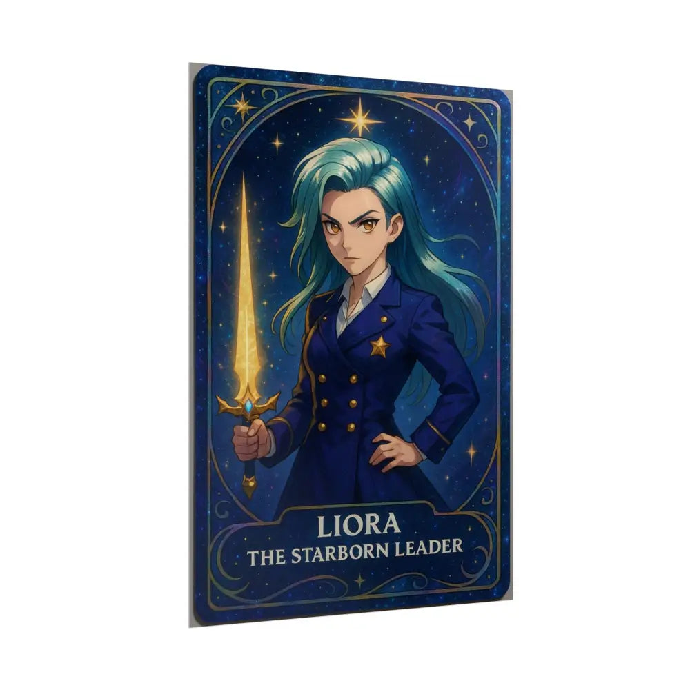 Anime Rolled Poster - Liora The Starborn Leader Character Print Decor for Gamers Anime Wall Art Poster