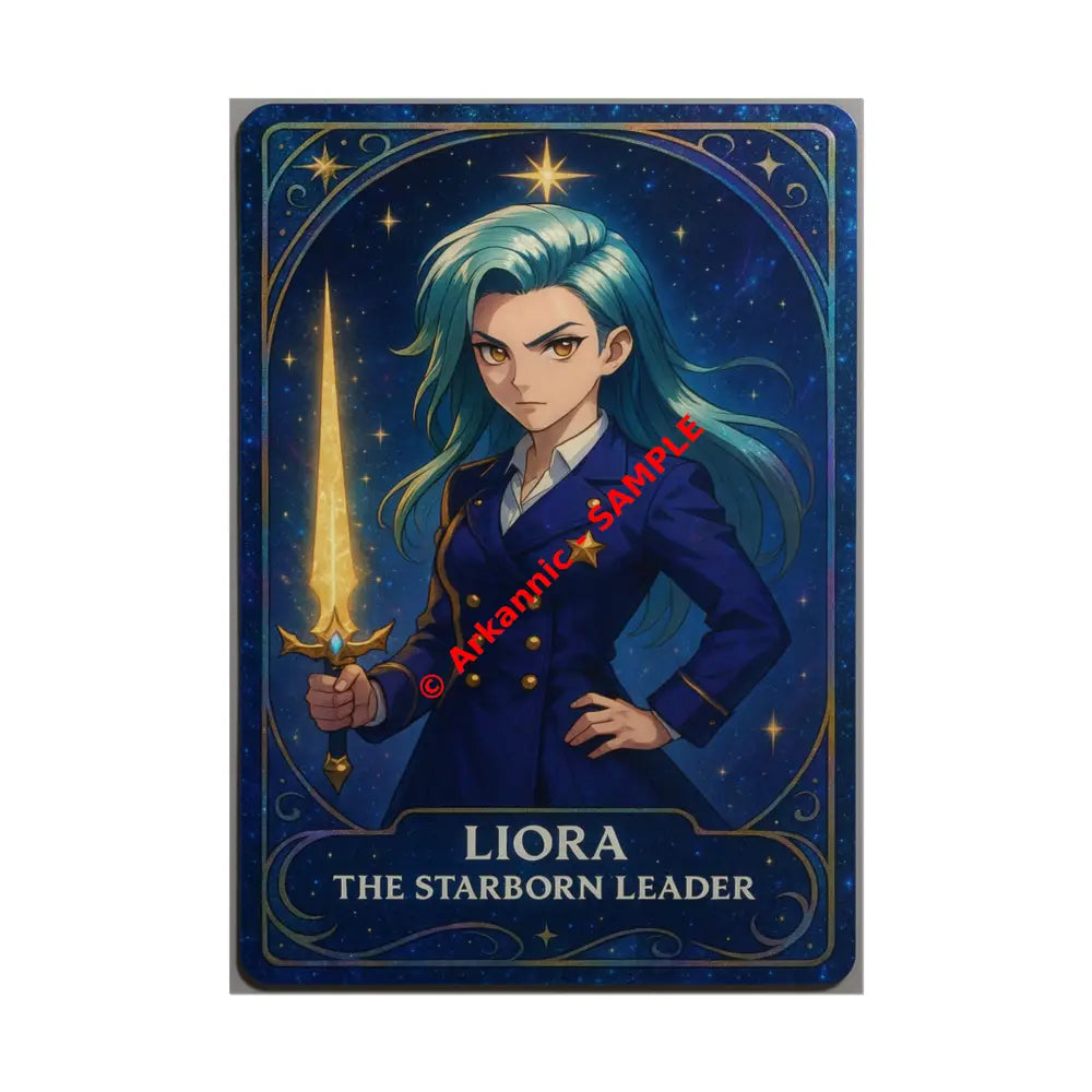 Anime Rolled Poster - Liora The Starborn Leader Character Print Decor for Gamers Anime Wall Art 23.4’’ x 33.1’’