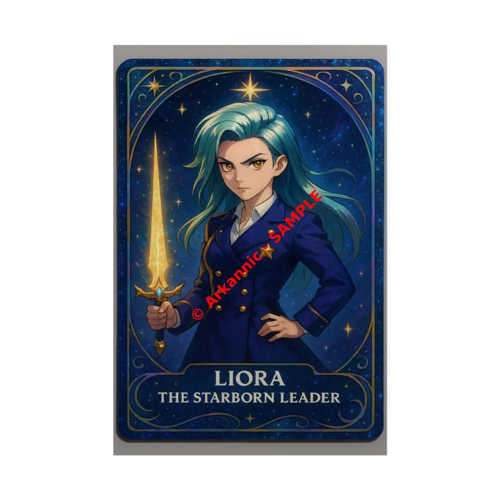 Anime Rolled Poster - Liora The Starborn Leader Character Print Decor for Gamers Anime Wall Art 24’’ x 36’’ (Vertical)